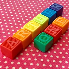 9 Edible NAME BLOCKS Letters