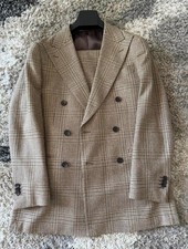 Suitsupply Havana Brown Glen Check Suit 38R