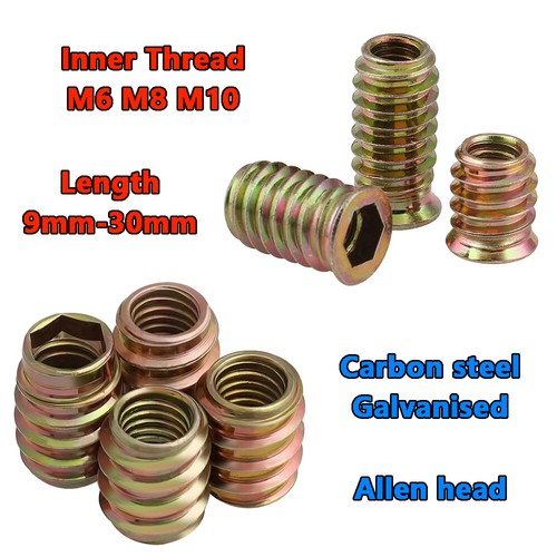 M10 threaded inserts - m6,