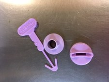 Little Tikes Cozy Coupe Full 3 part Pull Out Car Key Purple NEW