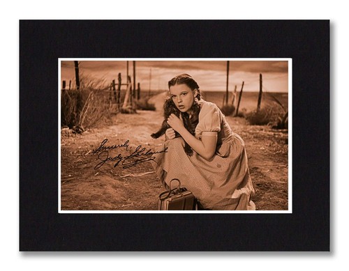 8x6 mount judy - garland, signed