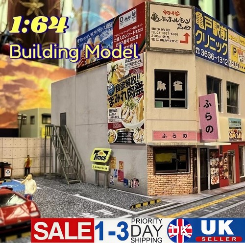 Diorama scale car garage - 1:64,