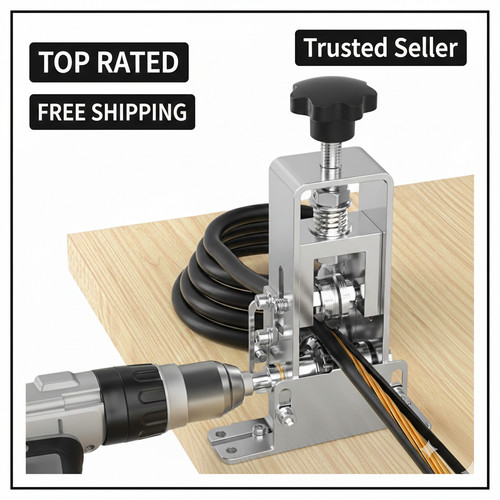 Manual wire stripper with - wire,