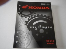 OEM HONDA 2003-2006 NPS50 RUCKUS SERVICE MANUAL 61GEZ03