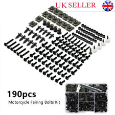 190PCS Complete Motorcycle Fairing Bolts Kit Panel Speed Clip Fastener Screw Set