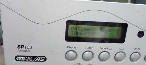 Acoustic solutions sp103 - solutions,