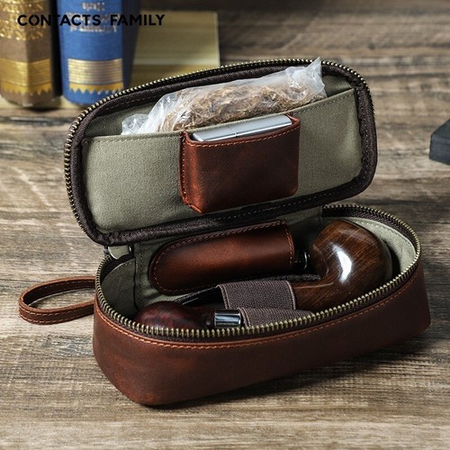 Genuine leather tobacco - leather,