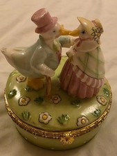 Vintage Ducks Trinket Hinged