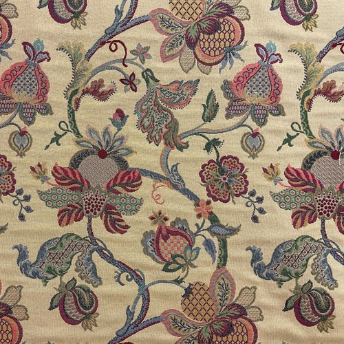 Jacobean garden tapestry - jacobean,