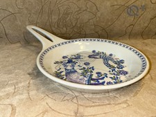 1960s Lotte Ceramic Skillet Farmers Market Norway Hand Painted by Turi