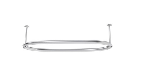 Ceiling mount oval shower - ceiling,