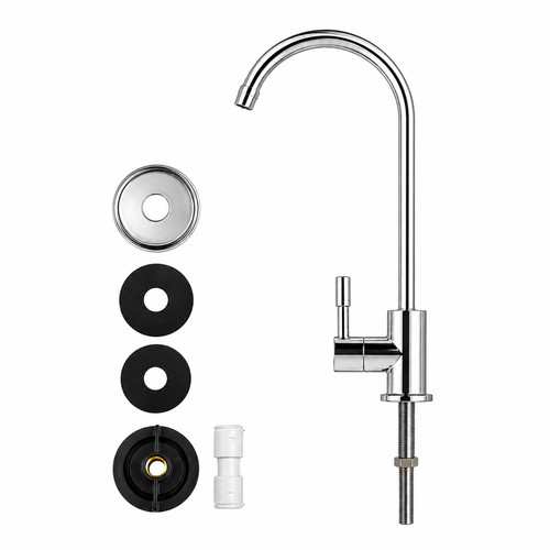 Chrome push button faucet tap - faucet,