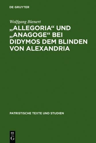 Allegoria und anagoge bei - "anagoge",