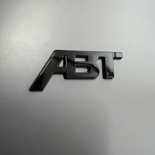 Abt gloss black - badge, small