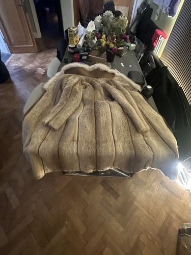 Fur coat vintage bang - by,