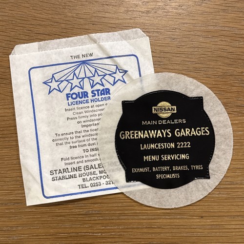 Vintage nissan dealer - vintage,