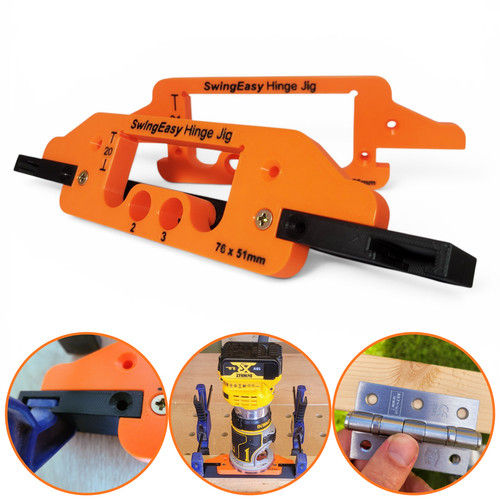 76mm 102mm hinge jig - 76mm, router