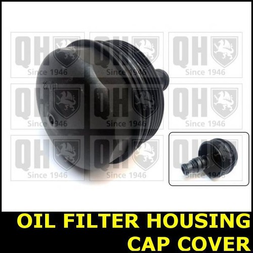 Oil filter housing cap - filter, cover