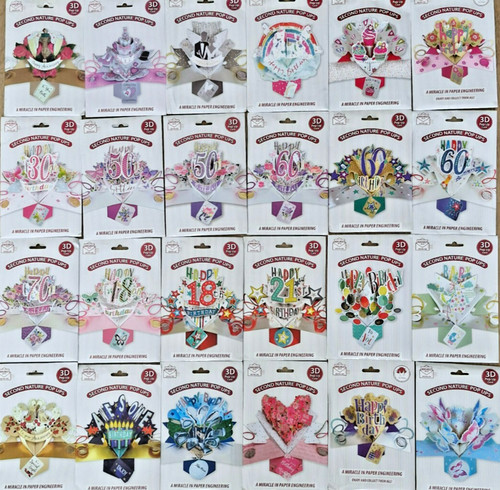 Pop greeting cards - 3d, up