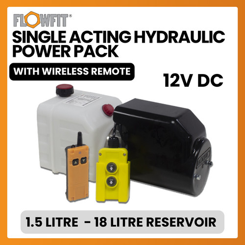 Flowfit 12v single acting - flowfit,