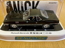 NEW Scalextric C4595 John Wick Chapter 4 Plymouth Barracuda Car DPR