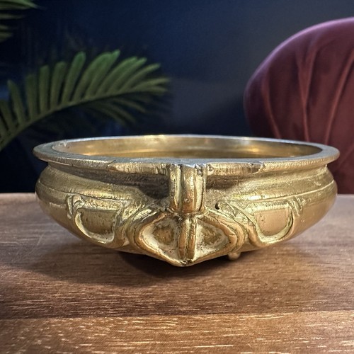 Vintage indian brass puja - vintage,