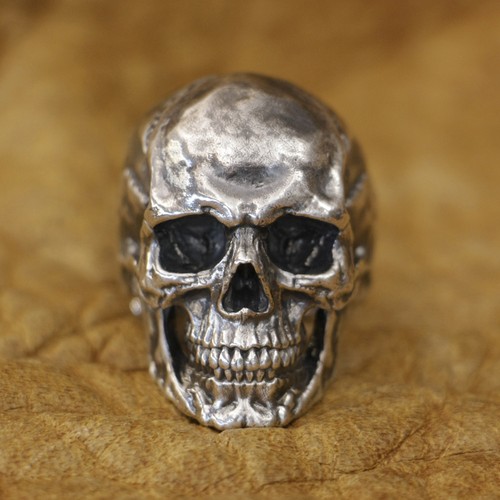 Huge skull ring 925 - skull,