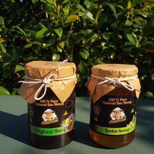 Raw organic honey - honey, mixed
