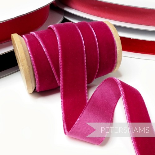 23mm french velvet - 23mm, ribbon
