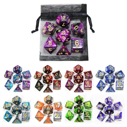 Die polyhedral game dice - game, set