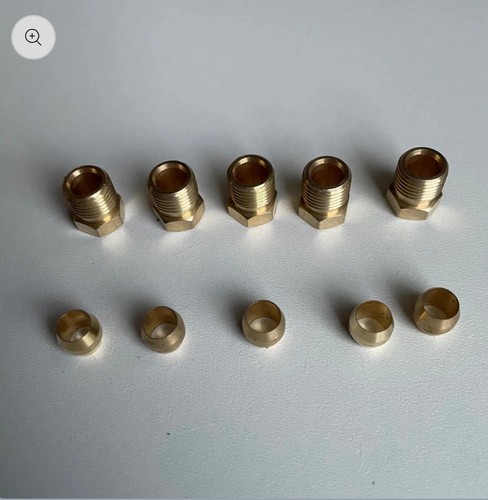 Set 6mm olive - of, nut