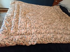 Antique Paisley Feather Eiderdown Blanket  * Free UK mainland postage 