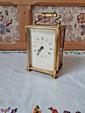 Brass carriage clock cleared - clock.,