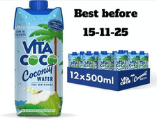 12X500ml Vita Coco Original Coconut Water Multipack BBE 15-11-25 RRP £20