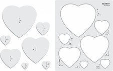 Liquidraw Quilting Templates & Rulers for Patchwork Acrylic Shapes Stencils Set