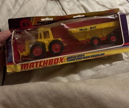 Matchbox muir hill tractor - matchbox,