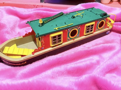 Sylvanian families narrowboat - sylvanian,