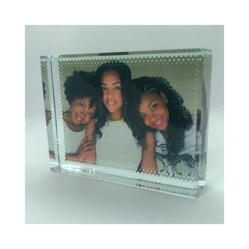 Crystal glass picture - glass,