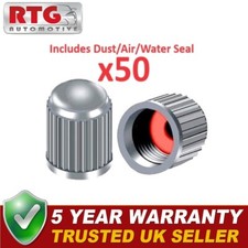50x Tyre Valve Dust Caps With