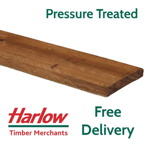Gravel boards 22x150mm brown - boards,