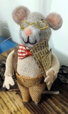 Charlie the Cute Needle Felted Mouse