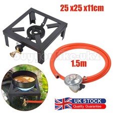 Cast Iron Gas LPG Burner Cooker Gas Boiling Ring Restaurant Catering with Hose