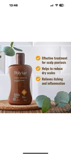 Polytar scalp shampoo coal tar - scalp,
