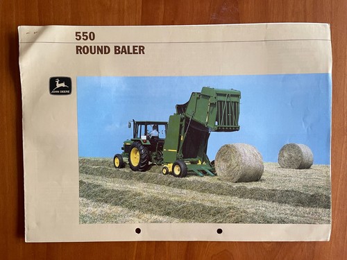 John deere 550 round - round, baler