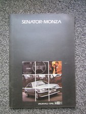 Vauxhall Senator & Monza Sales Brochures.(2) 1983