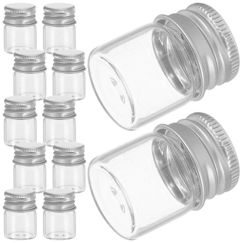 12pcs clear glass - glass, jars