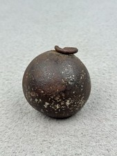 Vintage Iron Ball Gate Weight Antique