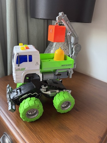 Sanitation toy garbage - truck,