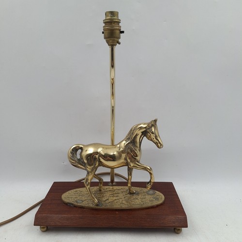 Vintage brass horse table - vintage,