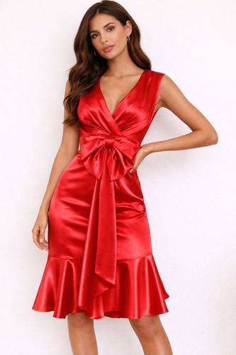 Karen millen coral - millen, satin